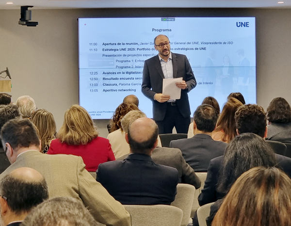 Encuentro anual de Presidentes y Secretarios de CTN-UNE 2024