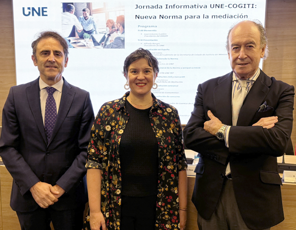 Jornada Informativa UNE - COGITI: Nueva Norma para la mediación