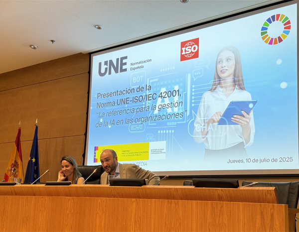 Jornada UNE: “Presentación Norma UNE de gestión de la IA en las organizaciones”