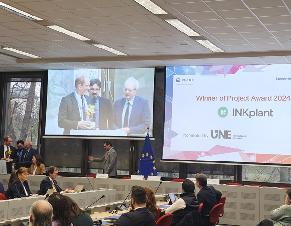 INKplant, Premio CEN and CENELEC Standards+Innovation 2024