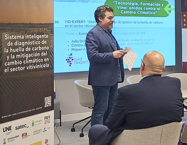 Presentado el Proyecto VID-EXPERT, coordinado por UNE, en una jornada de la FEV
