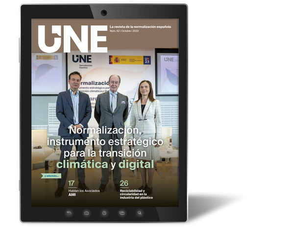 El rol de los estándares en la transición climática y digital protagoniza la Revista UNE